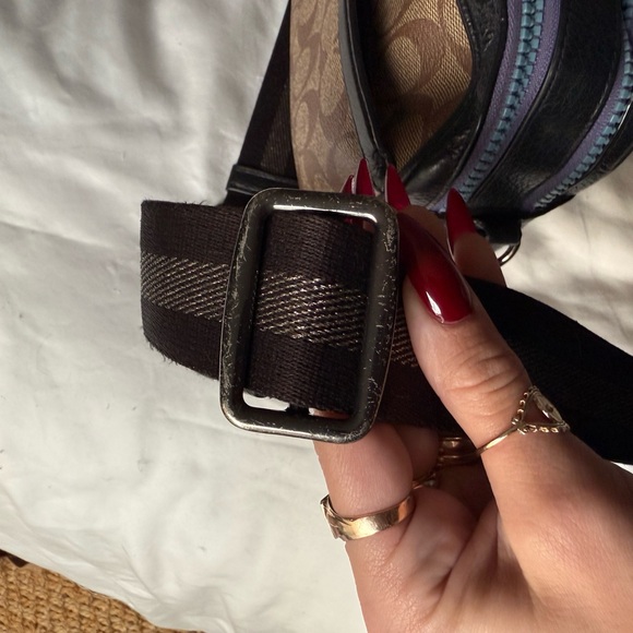 Coach Crossbody Bag X Rexy By Guang Yu Purse Shoulder Strap VGC 🖤 - Picture 10 of 11